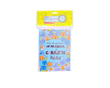 DIARIO INTIMO 26488 COLOURS MIAU 15x11 CAJA IMANTADA