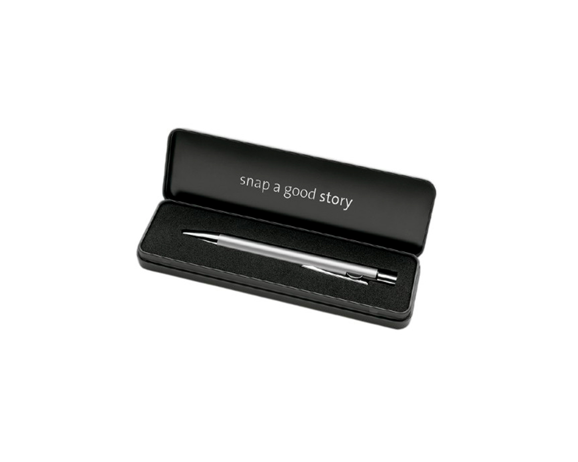 BOLIGRAFO PELIKAN SNAP SILVER METAL CASE