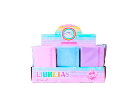 LIBRETA COLOURS 24994 PASTEL A6 80 HJS LISAS