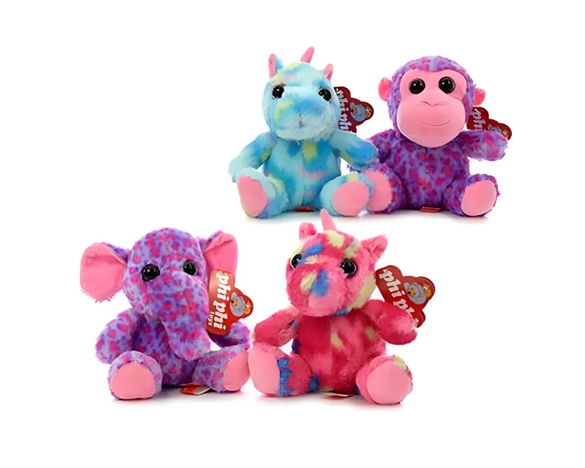 PELUCHE 5410 ANIMALES CON OJOS DE VIDRIO 20 CM