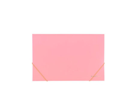 CARPETA SIMIL-PRESSP OFIC.ROSA PASTEL 3-SOL.C/E x10 U .
