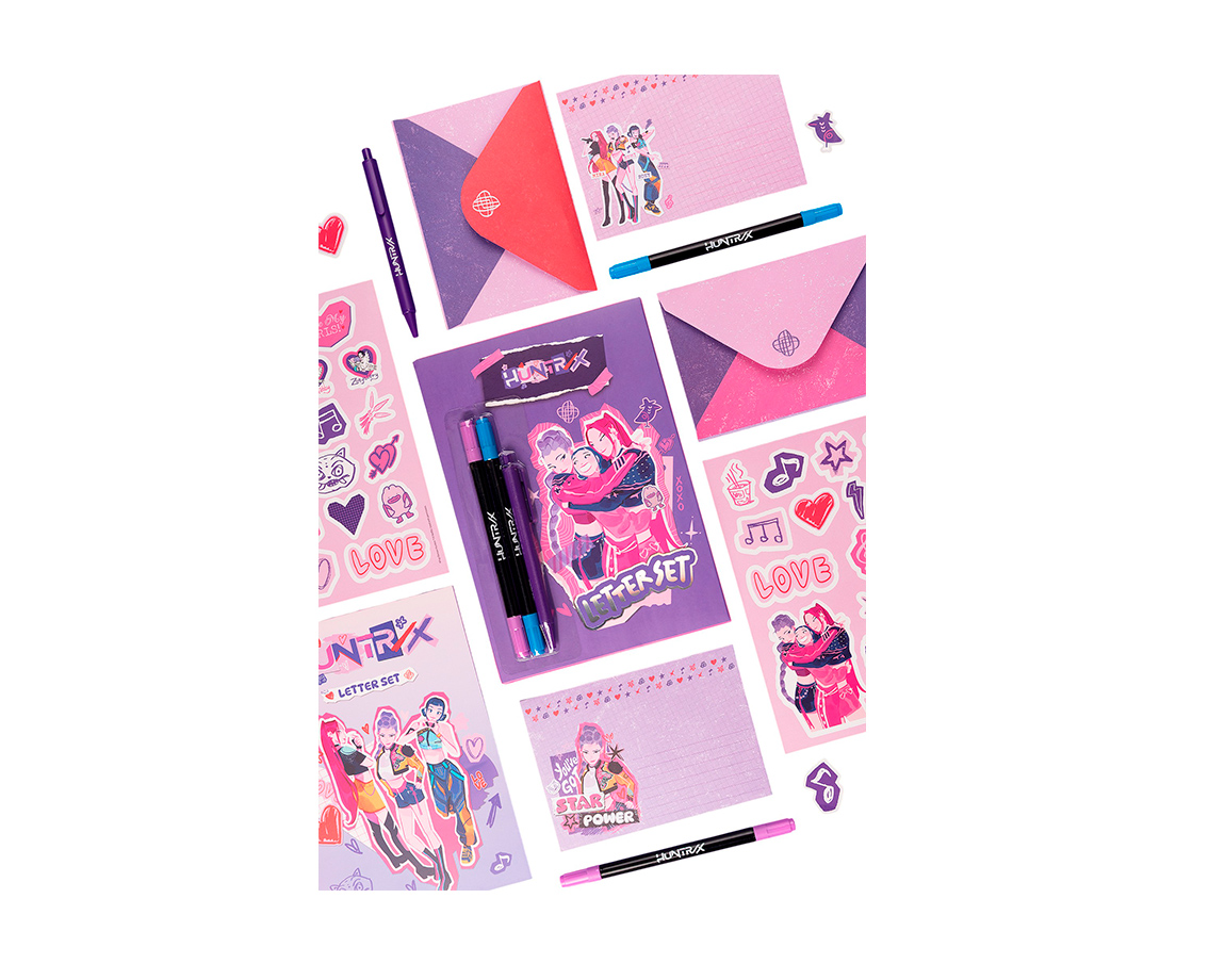 LETTER SET VERTICE 7114GKP HUNTRIX GUERRERAS K-POP