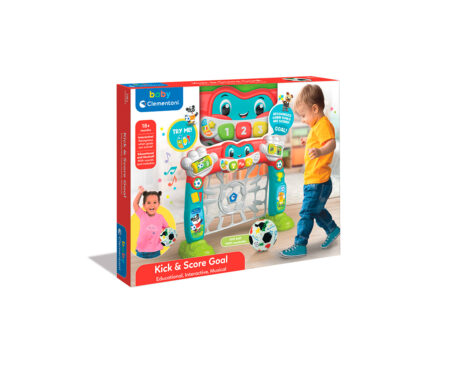 JUGUETE WABRO 33216 BABY CLEMENTONI ARCO DE FUTBOL INTERACTIVO