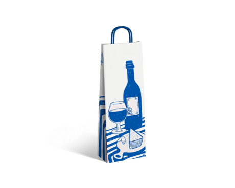 BOLSA REGALO ROMI BOTELLA 14x40 SOBREMESA
