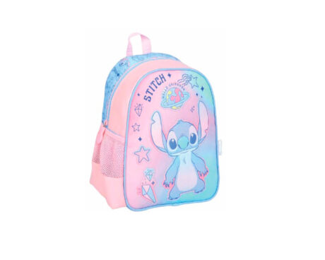 MOCHILA WABRO 27259 STITCH ESTELAR 12" ESPALDA