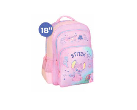 MOCHILA WABRO 27261 STITCH ESTELAR 18" ESPALDA