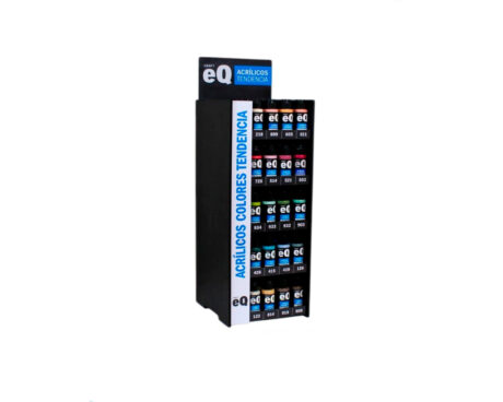 EXHIBIDOR EQ ACRILICOS DECORATIVOS 50CC TENDENCIA X 120 UNID