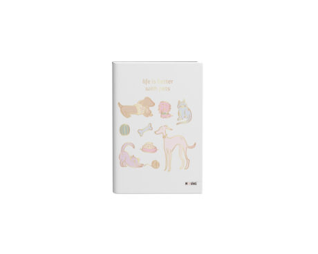 CUADERNO MOOVING 1159281 16x21 T/D COSIDO 48 HJS PETS