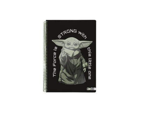 CUADERNO MOOVING 1208245 UNIVERSITARIO RAYADO STAR WARS