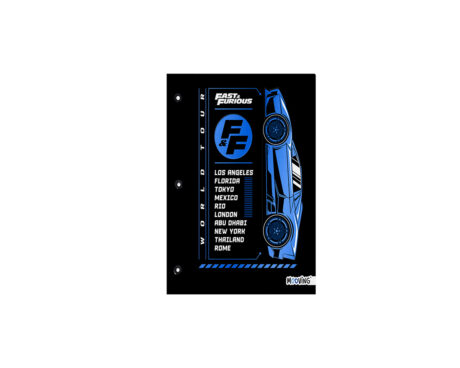 CARPETA MOOVING Nro 3 1003140 RAPIDO Y FURIOSO