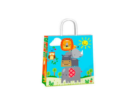 BOLSA REGALO ROMI AMIGUIS DE LA SELVA 22x24 x UNID.