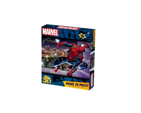 JUGUETE PUZZLE MARVEL COMIC SPIDERMAN EN LA CIUDAD 500P PRIME 3D PMD081