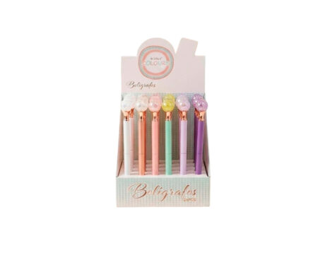 BOLIGRAFO COLOURS 29583 METAL PASTEL C/GIRO ESFERA BRILLANTE