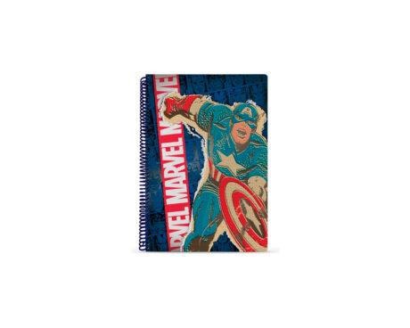 CUADERNO MOOVING 1208208 UNIVERSITARIO RAYADO MARVEL