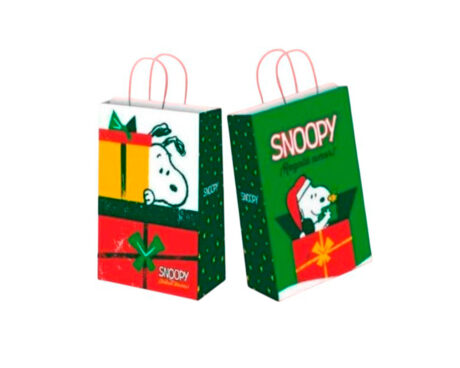 BOLSA BRANDPACK SNOOPY NAVIDAD 30X41