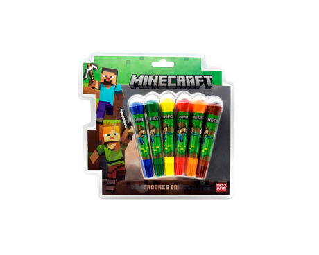BOLIGRAFO CRESKO MI450 MINECRAFT BLOWPEN 6 COLORES