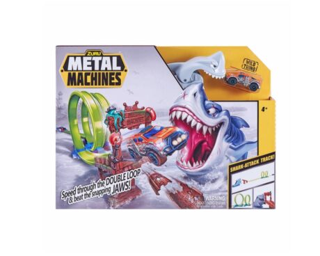 JUGUETE ZURU METAL MACHINES 6760  PLAYSET SHARK (7056)