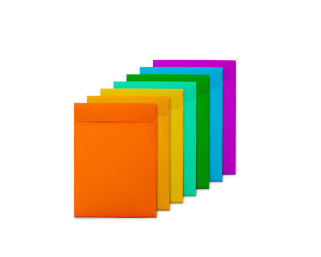 SOBRE COLOURS 29433 A4 COLOR LISO C/ RELIEVE LINEAS