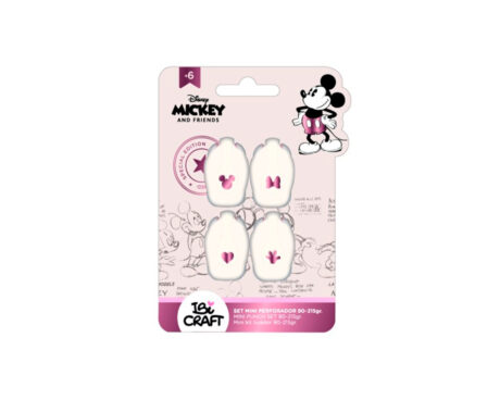 PERFORADORA ARTISTICA 10MM 3/8 SET 4 DISEÑOS M&F