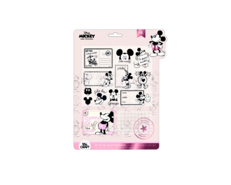 STAMP SET SELLO + ALMOHADILLA + BASE PERSONAJES M&F