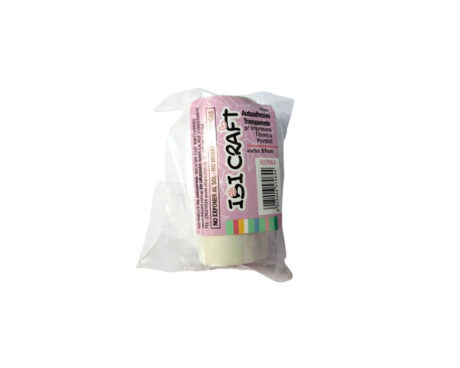 PAPEL P/ IMPRESORA IBICRAFT AUTOADH TRANSP 3MTS