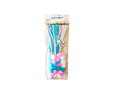 SET DIDACTICO (LIMPIA PIPAS - POMPON - OJOS) 82 PCS