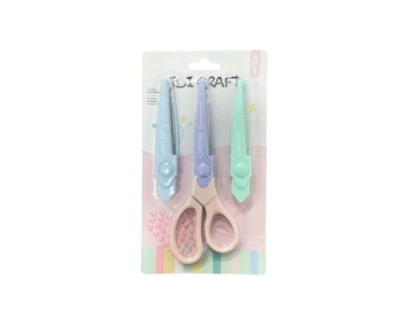 TIJERA ARTISTICA 16.5CM IBICRAFT SET X3 INTERCAM