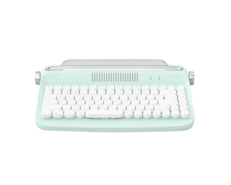 TECLADO IBICRAFT VINTAGE BLUETOOTH MINT