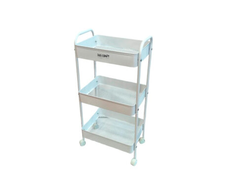 CARRO ORGANIZADOR MOVIL IBICRAFT 40X20X78 WHITE
